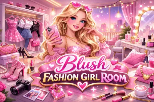 Thumbnail image of Blush Fashion Girl Room from girls games category on ovo game