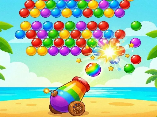 Master the cascade in Bubble Shooter Blast Mania Bubble Shooter Blast Mania explosive chain reactions and specialized power-bubbles