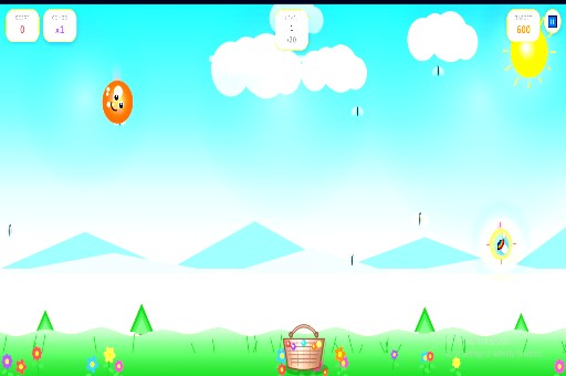 High score screen in Candy Rain showing combo multiplier and golden candy bonuses