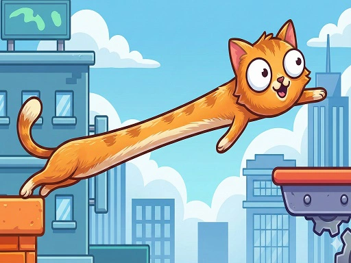 Play CatStretch for free on ovo game Thumbnail image of CatStretch from arcade games category on ovo game