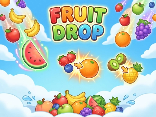 Thumbnail image of Fruit Drop from puzzle games category on ovo game