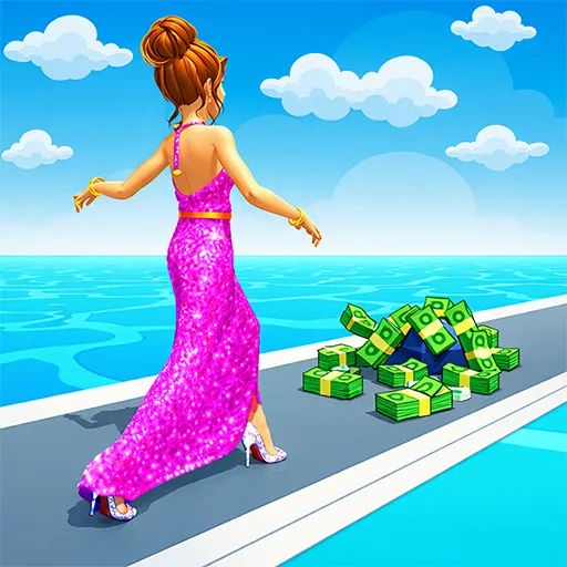 Build Empire in Girl Money Rush Game Girl Money Rush Game gameplay screenshot 3