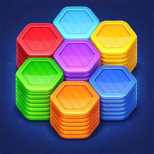 Premium board themes and special hexagonal tile skins in Hexa Color Stack Game