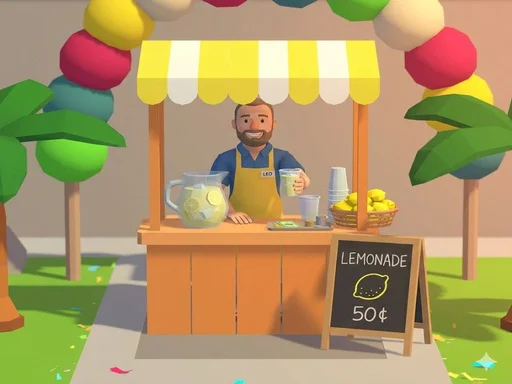 Thumbnail image of Lemonade Seller Simulator from casual games category on ovo game