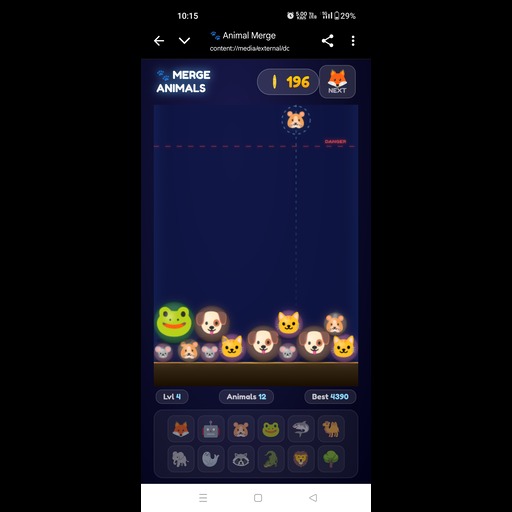 Merge Animals gameplay screenshot