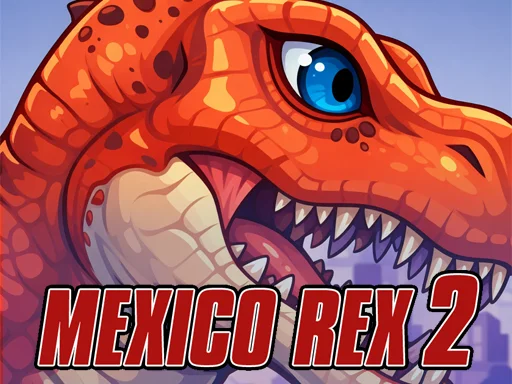 Mexico Rex 2 dinosaur attacking military forces and collecting chilli peppers