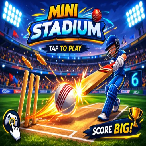 Become the champ in Mini Stadium Mini Stadium final delivery with high-contrast stadium lighting and champion UI