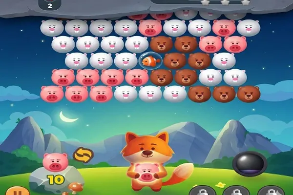 Play Animal Bubble Blast for free on ovo game Thumbnail image of Animal Bubble Blast from arcade games category on ovo game