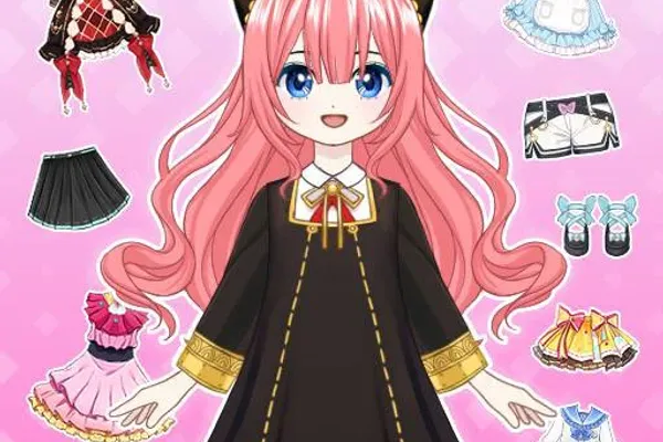 Play Anime Dress Up for free on ovo game Thumbnail image of Anime Dress Up from girls games category on ovo game