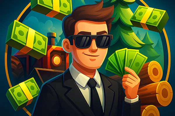 Play Billionaire Lumber Empire: Idle Tycoon for free on ovo game Thumbnail image of Billionaire Lumber Empire: Idle Tycoon from arcade games category on ovo game