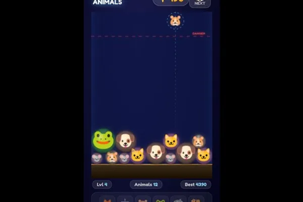 Play Merge Animals for free on ovo game Thumbnail image of Merge Animals from clicker games category on ovo game