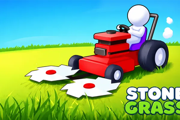 Play Stone Grass: Mowing Simulator for free on ovo game Thumbnail image of Stone Grass: Mowing Simulator from casual games category on ovo game