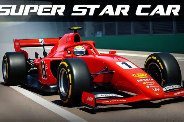 Play Super Star Car for free on ovo game Thumbnail image of Super Star Car from driving games category on ovo game