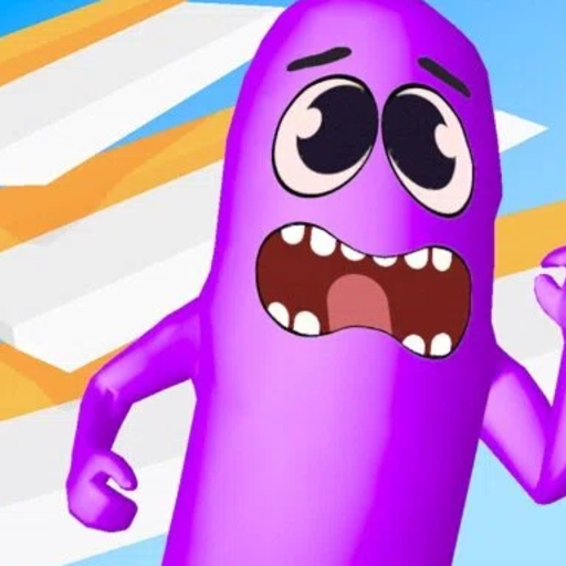 Sausage Man high score action sequence leaning under traps