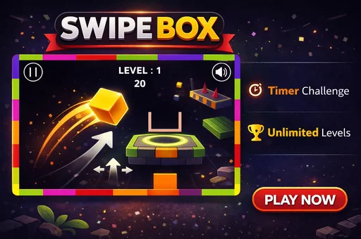 Thumbnail image of Swipe Box Physics from puzzle games category on ovo game