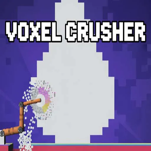 Complete the clearing in Voxel Crusher Voxel Crusher voxel dispersion showing explosive physics and total destruction