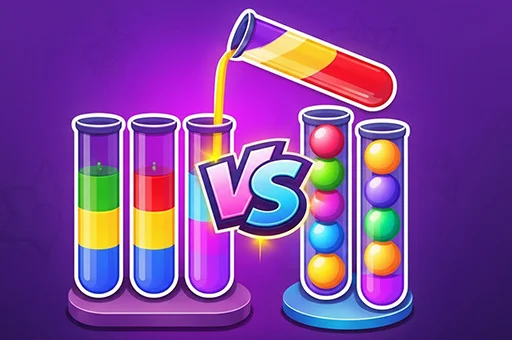 Thumbnail image of Water Ball Sorting from puzzle games category on ovo game